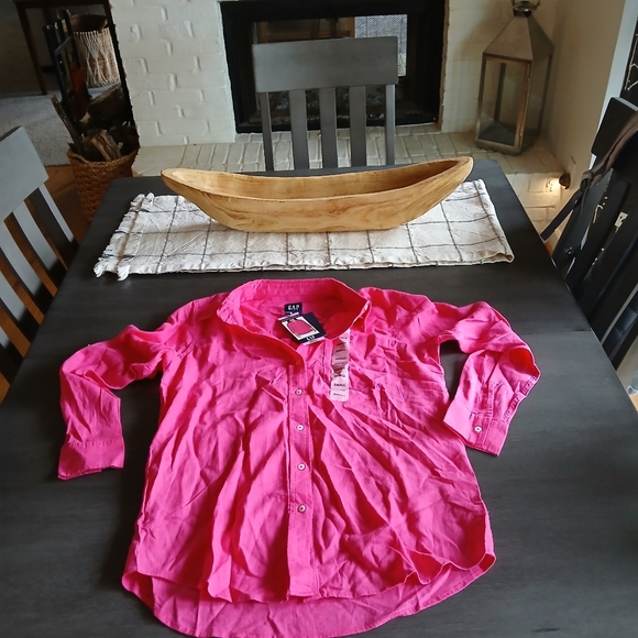 Gap Linen Long Sleeve Nwt Size S - Picture 2 of 4